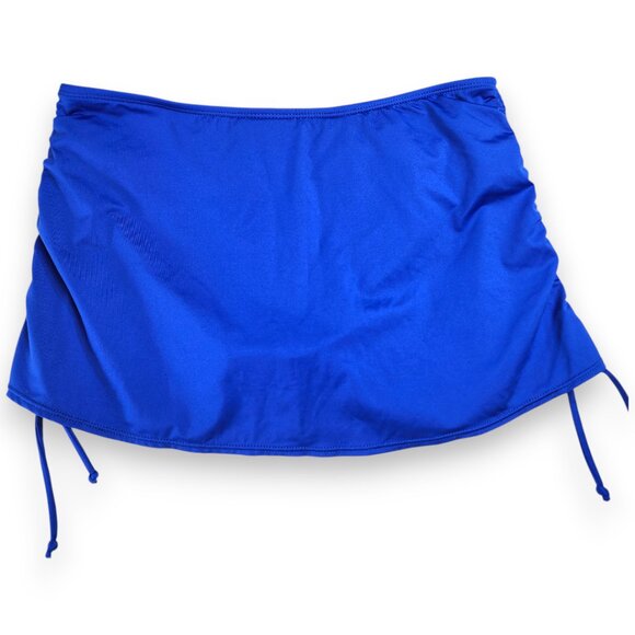 NWT OLD NAVY- WOMENS- SIZE- SM- Swim Skirt- BLUE Gathered -Skort-Comfortable - Picture 2 of 16